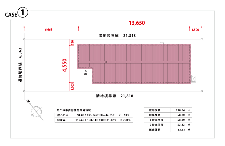 豊栄建設旗竿地